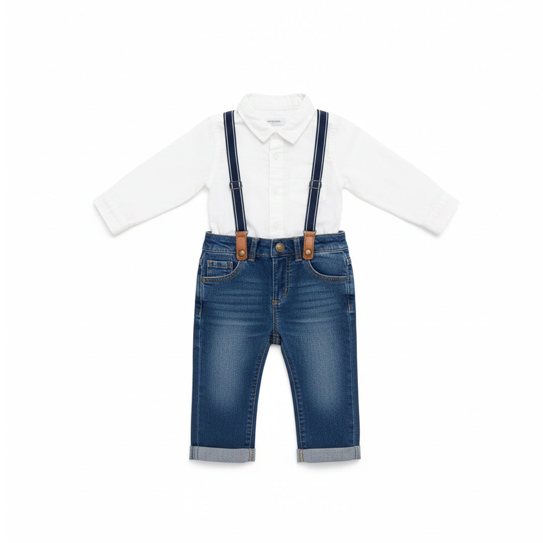 Conjunto de camisa y pantalón para niño