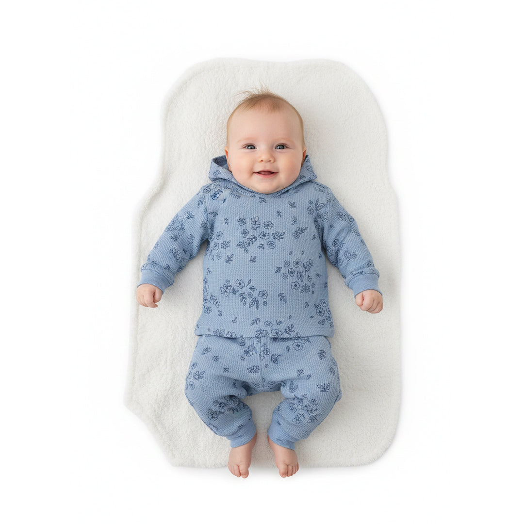 Mameluco azul para bebé – Set de dos piezas