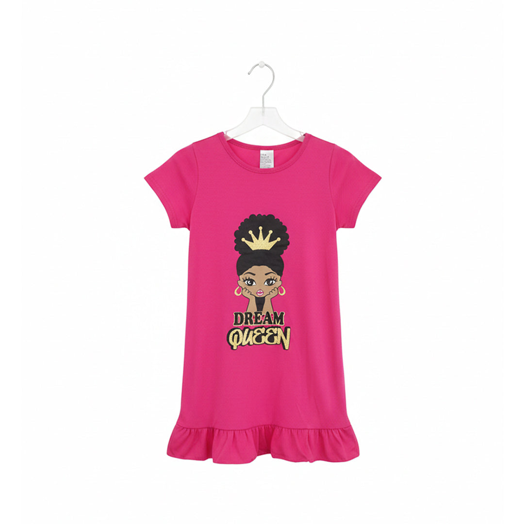 Pijama Rosada "Dream Queen" para Niña