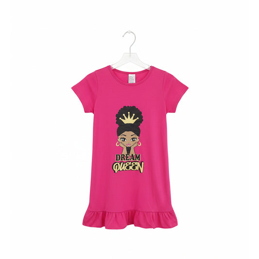 Pijama Rosada "Dream Queen" para Niña