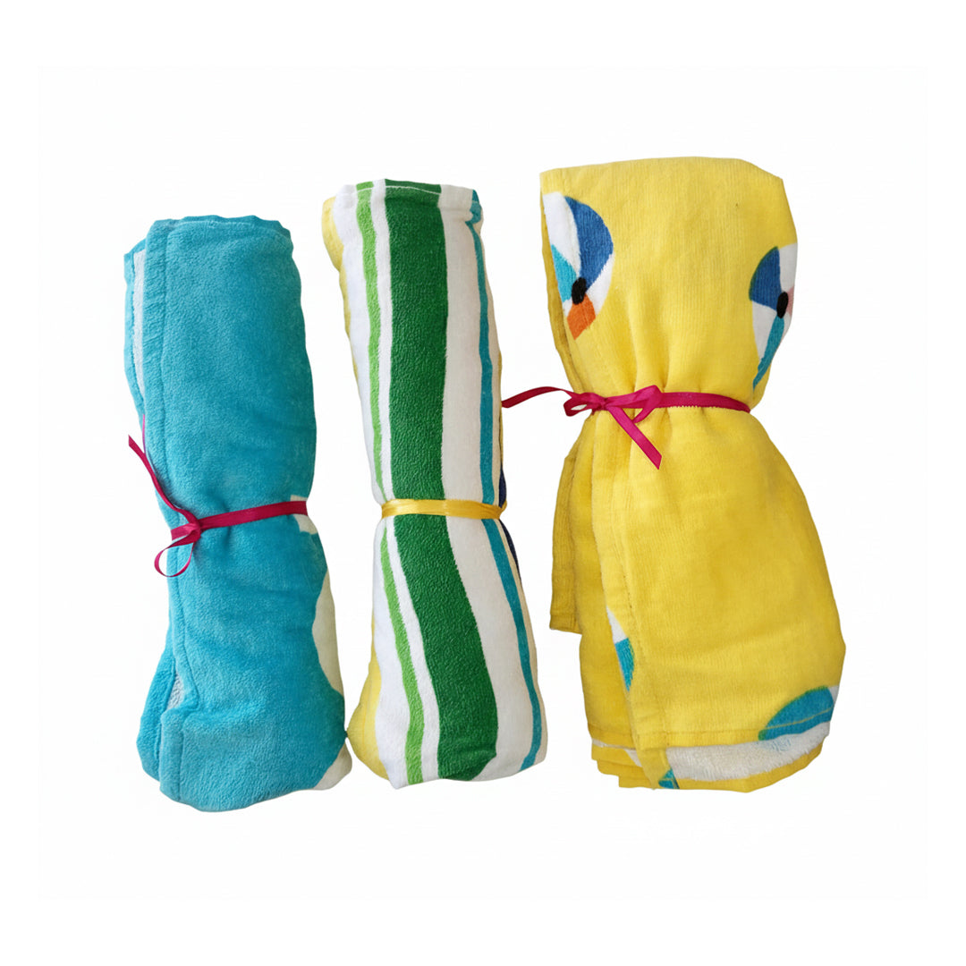 Set de Toallas Playeras para Niños - Pack de 3